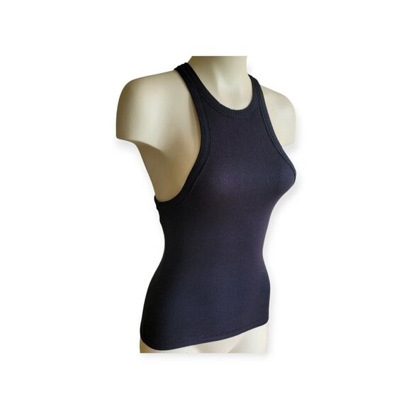 Free People Form-Fitting Ribbed Tank Top S - Picture 3 of 10